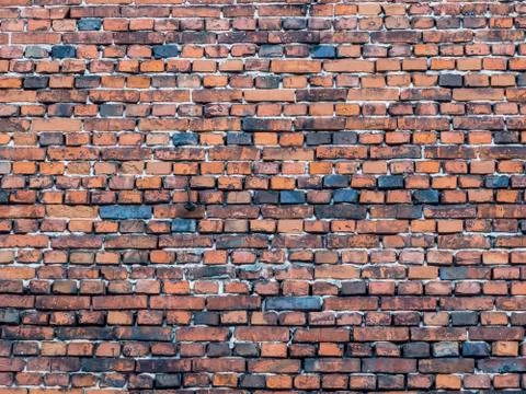 Backgrouund of brick wall Stock Photos