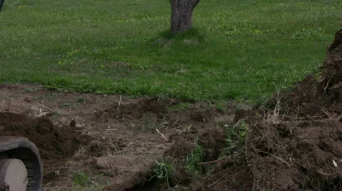 Backhoe dig  Stock Footage 733273