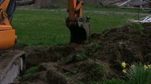 Backhoe dig  Video stock 842348