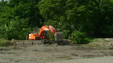 Backhoe Digger Vídeo Stock 123092018