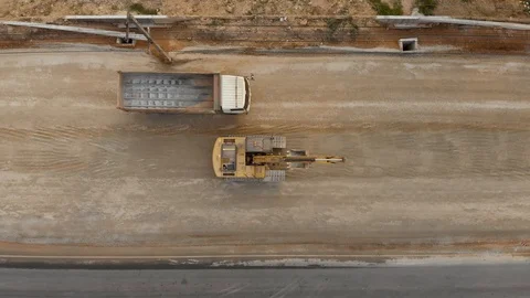Backhoe excavator operator job Video stock 88361501
