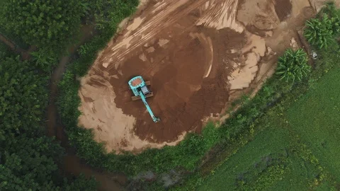 Backhoe excavator operator job Stock Footage 97488299