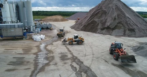 Backhoe loaders Stock Footage 92525228