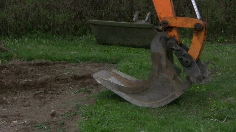 Backhoe shovel Stock Footage 704544