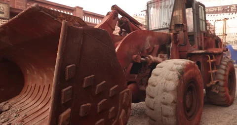 Backhoe Working On site Stock Footage 324284851