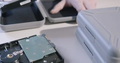 Backing up and Data recovery concept. Vidéo 123983777