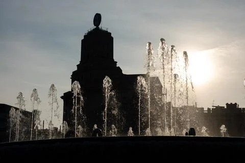Backlight in Catalonia Square Stock Photos