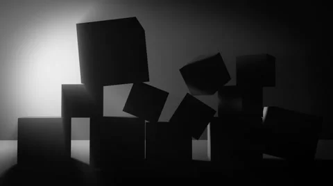 Backlighted Boxes 動画素材 1052896