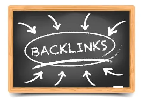 Backlinks Focus Sketch Illustrazione stock