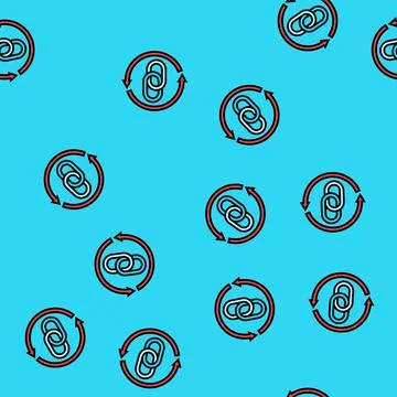 Backlinks seo vector seamless pattern Stockillustratie