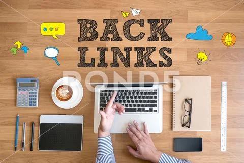 Backlinks Technology Web Concept Stock Photos