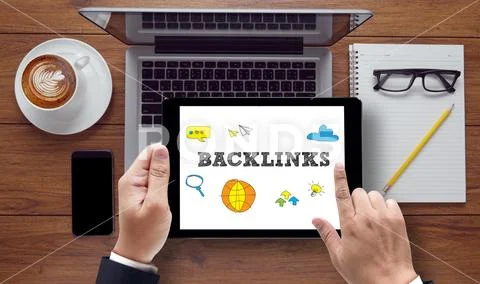Backlinks Technology Web Concept Stock Photos