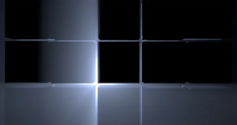 Backlit black cube wall with laser light rays Stock Footage 167811874
