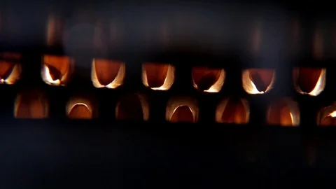 Backlit checked grains of wheat quality Video stock 75442821