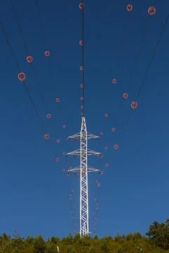 Backlit electric lying Foto stock