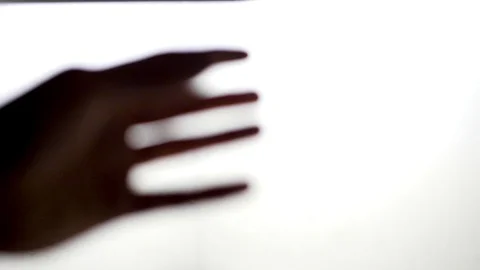 Backlit Hand 1 Stock Footage 86828612