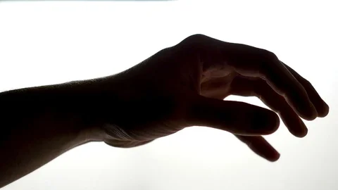 Backlit Hand 3 Stock Footage 86828570