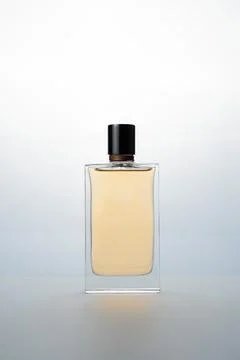 Backlit perfume bottle Foto stock