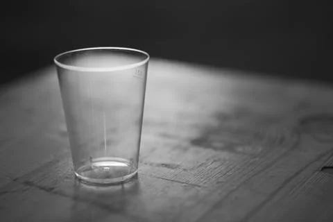 Backlit Plastic Cup Stock Photos