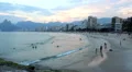 Backlot. Tourists enjoying the beach at Brazil, Ipanema Beach, Rio de Janeiro. HD Footage