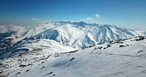 Backountry in Gulmarg Video stock 98582209