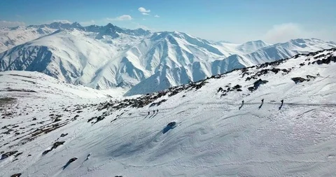 Backountry in Gulmarg Stock Footage 98582931