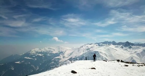 Backountry in Gulmarg Video stock 98584688