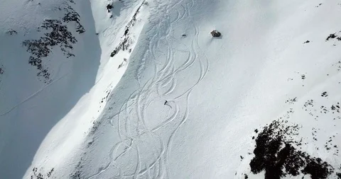 Backountry in Gulmarg Stock Footage 98585191