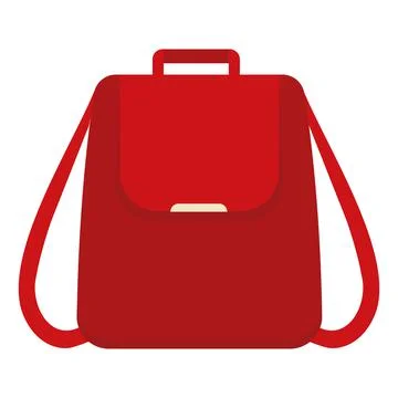 Backpack bag isolated vector illustration on a white background Stock Illustration