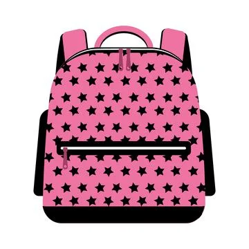 Backpack bag isolated vector illustration on a white background Stock Illustration