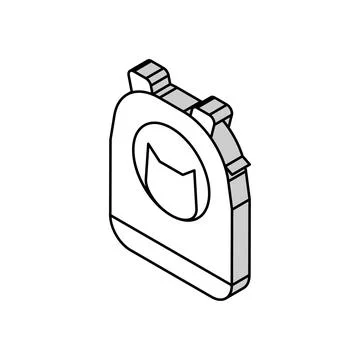 Backpack for cat carrying isometric icon vector illustration Stock Illustration