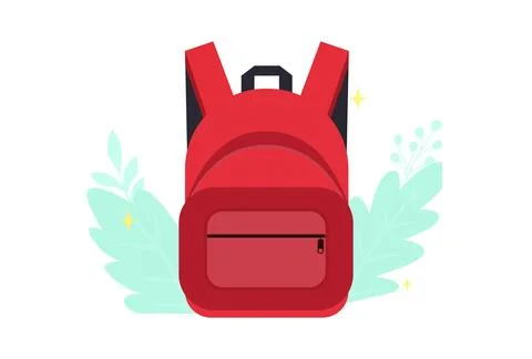 Backpack Concept Illustration Illustrazione stock