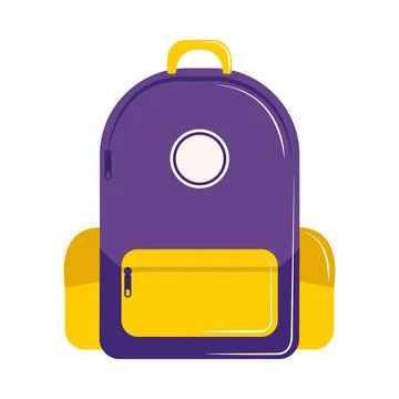 Backpack flat icon イラスト素材