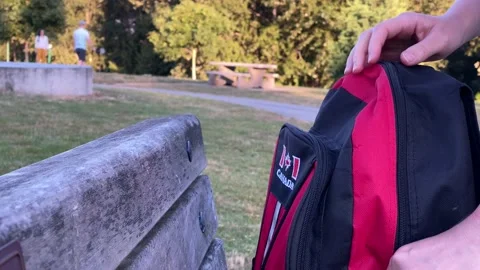 Backpack Stock Footage 136448662