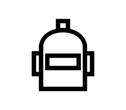 Backpack icon illustrated in vector on white background backpack icon illu... Stock Photos