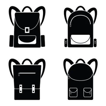 Backpack icon Stock Illustration