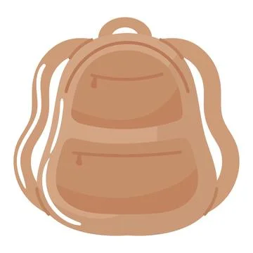 Backpack icon illustration isolated on vector background 스톡 일러스트