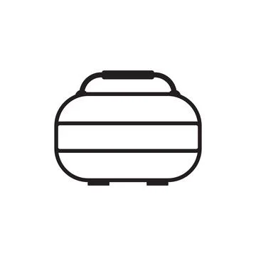 Backpack icon logo Stock Illustration