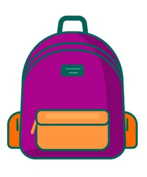 Backpack icon - vector school symbol - travel icon Stock Illustration