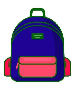 Backpack icon - vector school symbol - travel icon Illustrazione stock