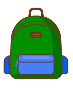 Backpack icon - vector school symbol - travel icon Stock Illustration
