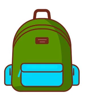 Backpack icon - vector school symbol - travel icon Illustrazione stock
