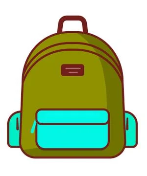 Backpack icon - vector school symbol - travel icon Illustrazione stock