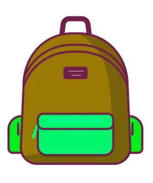 Backpack icon - vector school symbol - travel icon Stock-Illustration