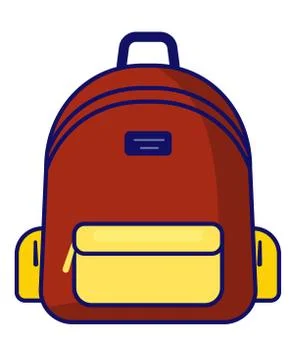 Backpack icon - vector school symbol - travel icon Stock-Illustration