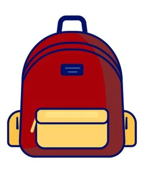 Backpack icon - vector school symbol - travel icon Stock Illustration