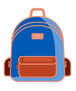Backpack icon - vector school symbol - travel icon Stock Illustration