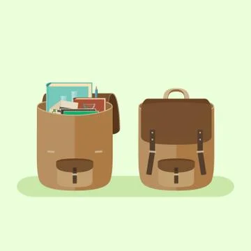 Backpack Stock Illustration