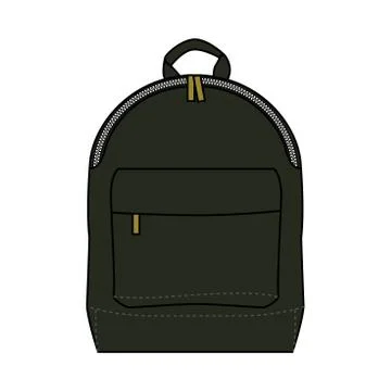 Backpack Stock Illustration