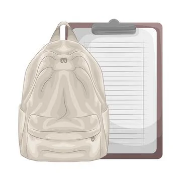 Backpack Illustration Illustrazione stock